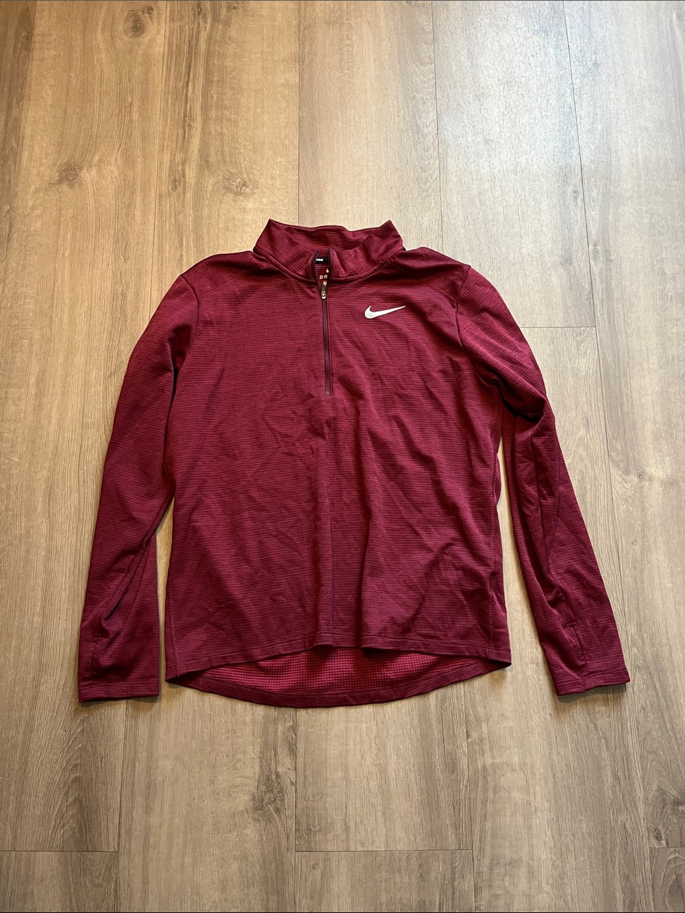 Nike Women’s Burgundy Half-Zip Athletic Pullover